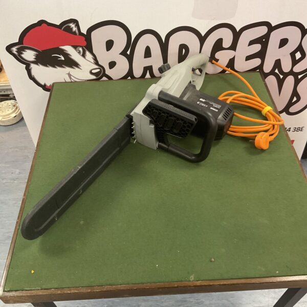 Used Titan electric chainsaw for garden and DIY projects.