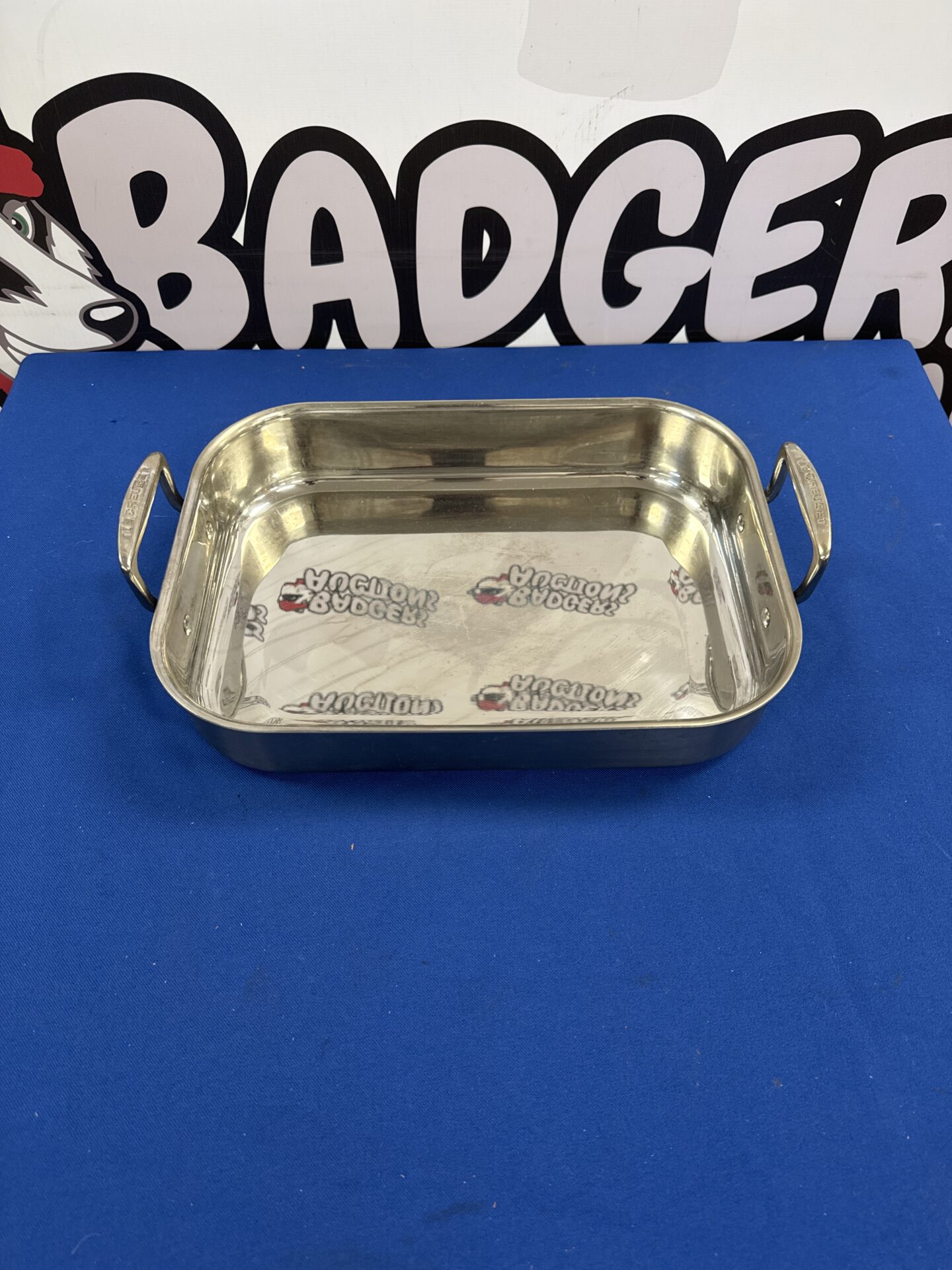 434 Le Creuset stainless cooking pan 14” length