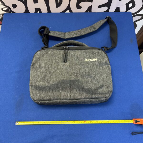 Grey Incase laptop case for tablet and computer protection.