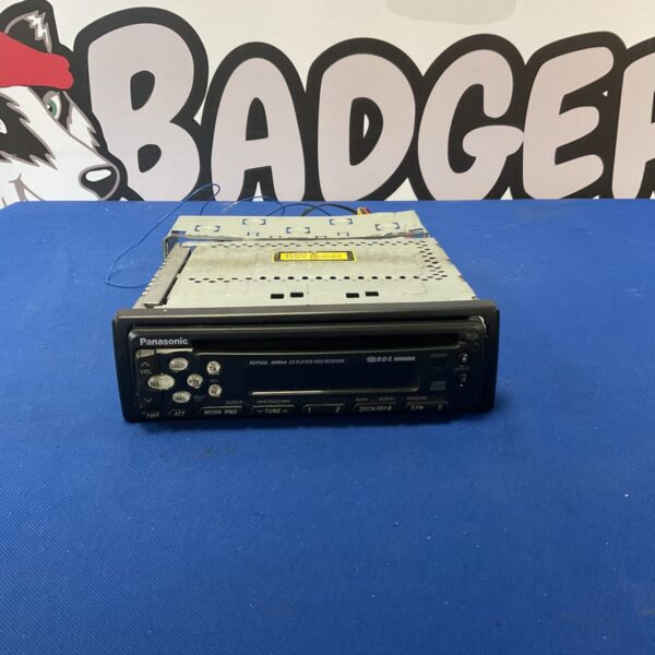 Panasonic RDP930 car radio RDS receiver, vintage car stereo unit.