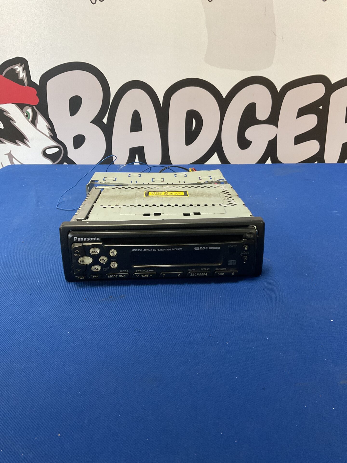 236 Panasonic RDP930 car radio and CD player/RDS receiver