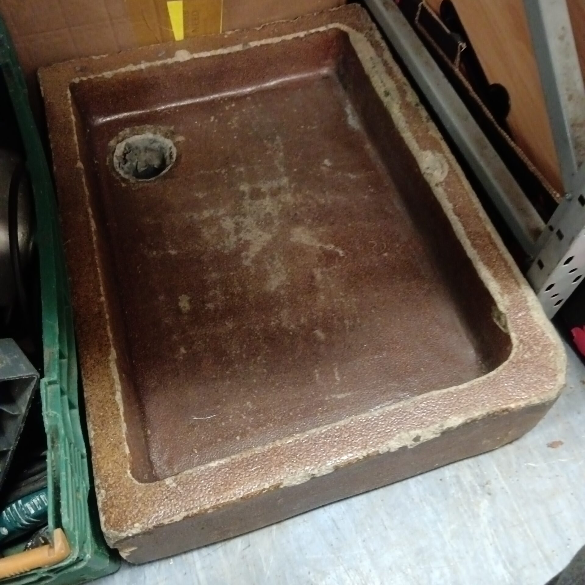 1156 Shallow Salt Glazed Belfast style sink basin