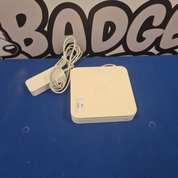 Vintage Apple Airport Extreme Base Station A1143 wireless router.