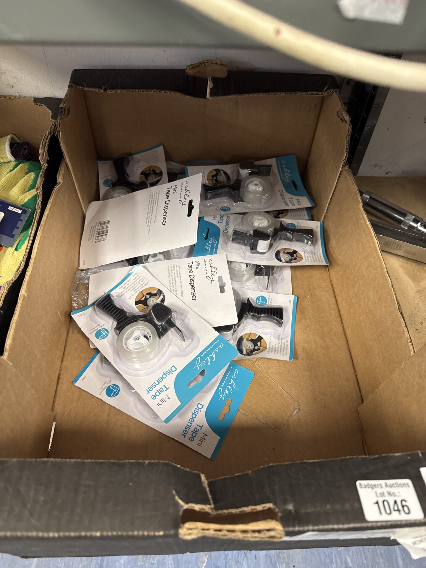 1046 Quantity of new Ashley mini tape dispensers