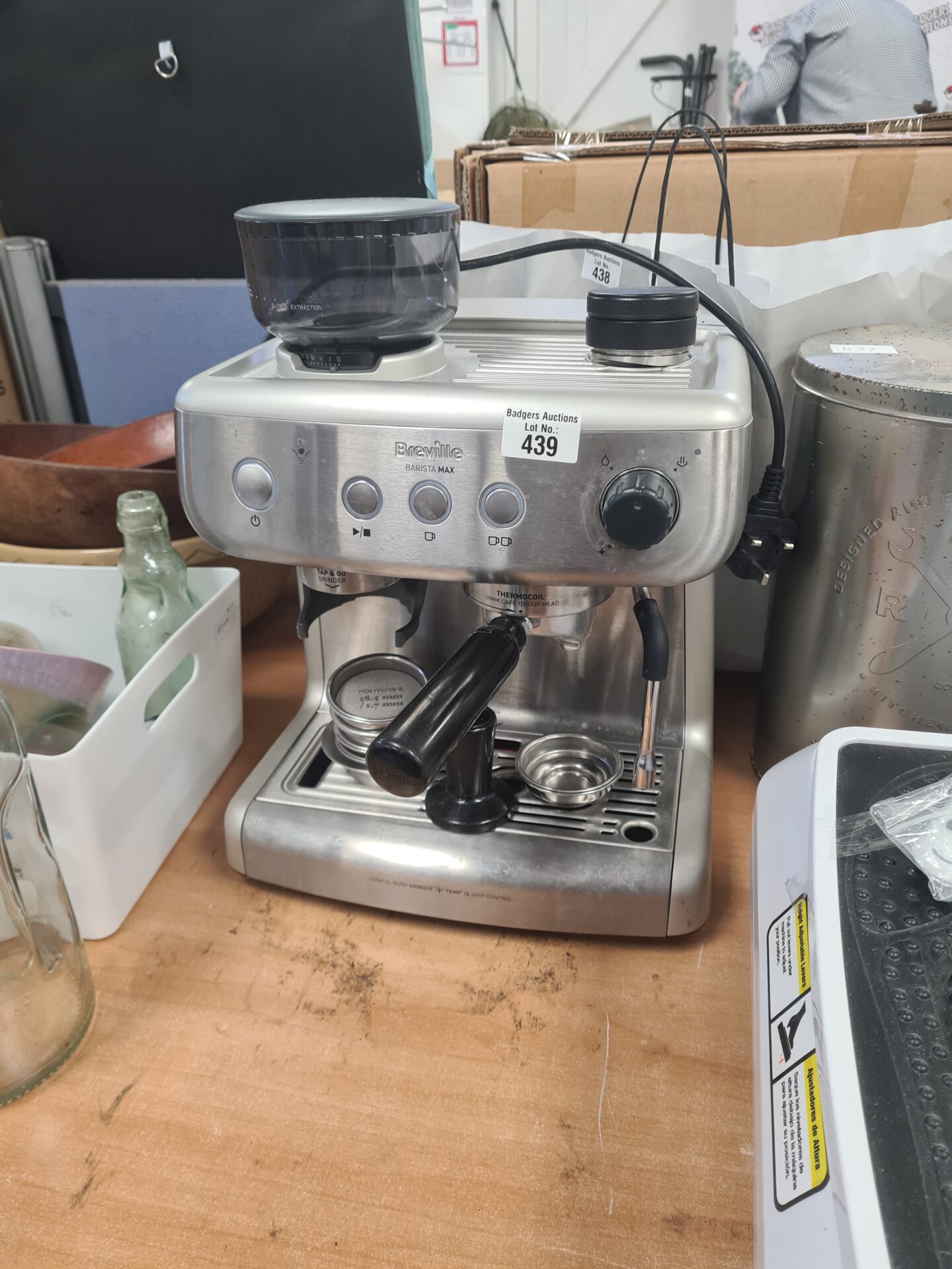 439 Breville Barista Max Coffee Machine