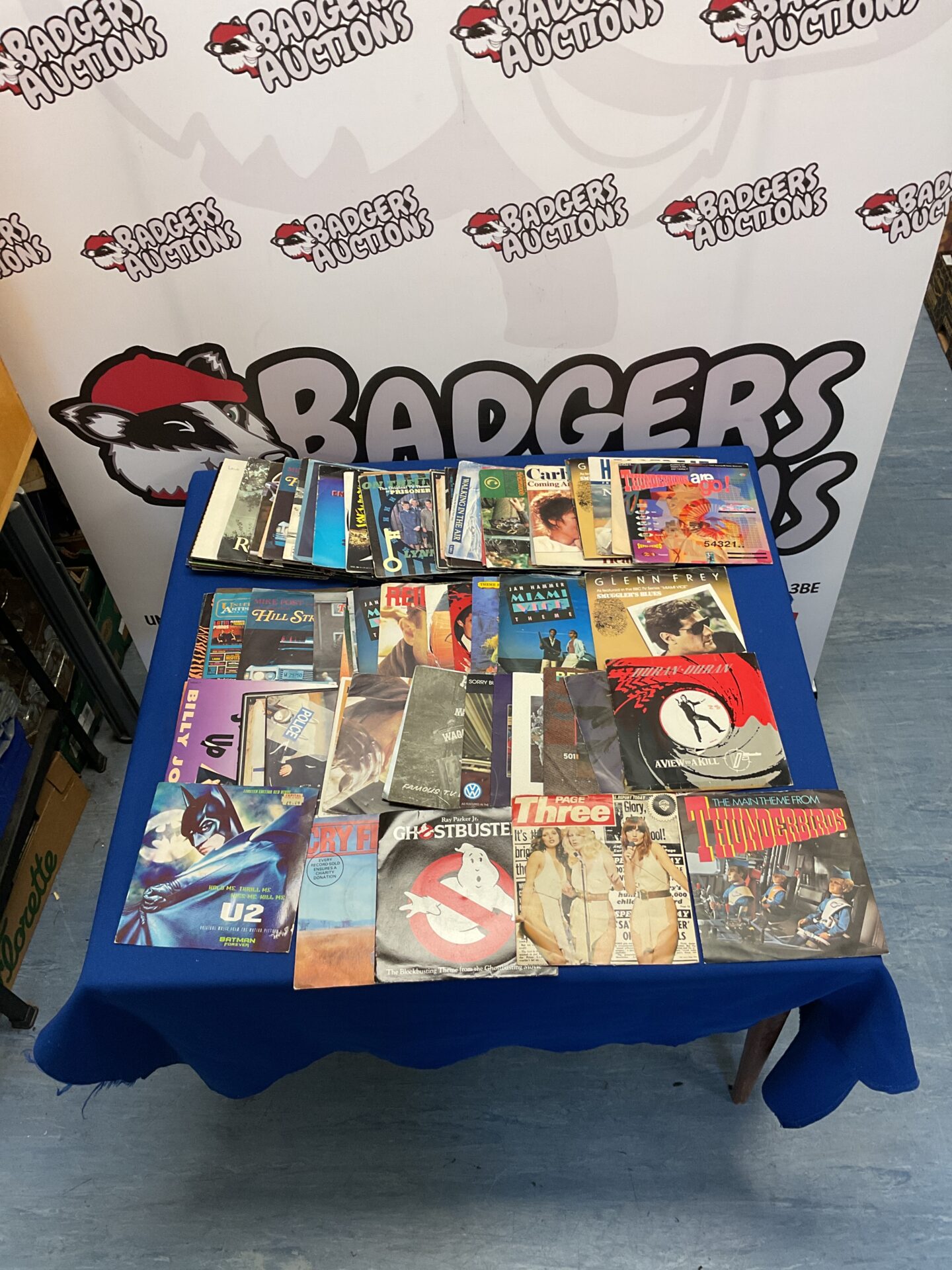 125 Collection of Film and TV soundtracks on 7” singles