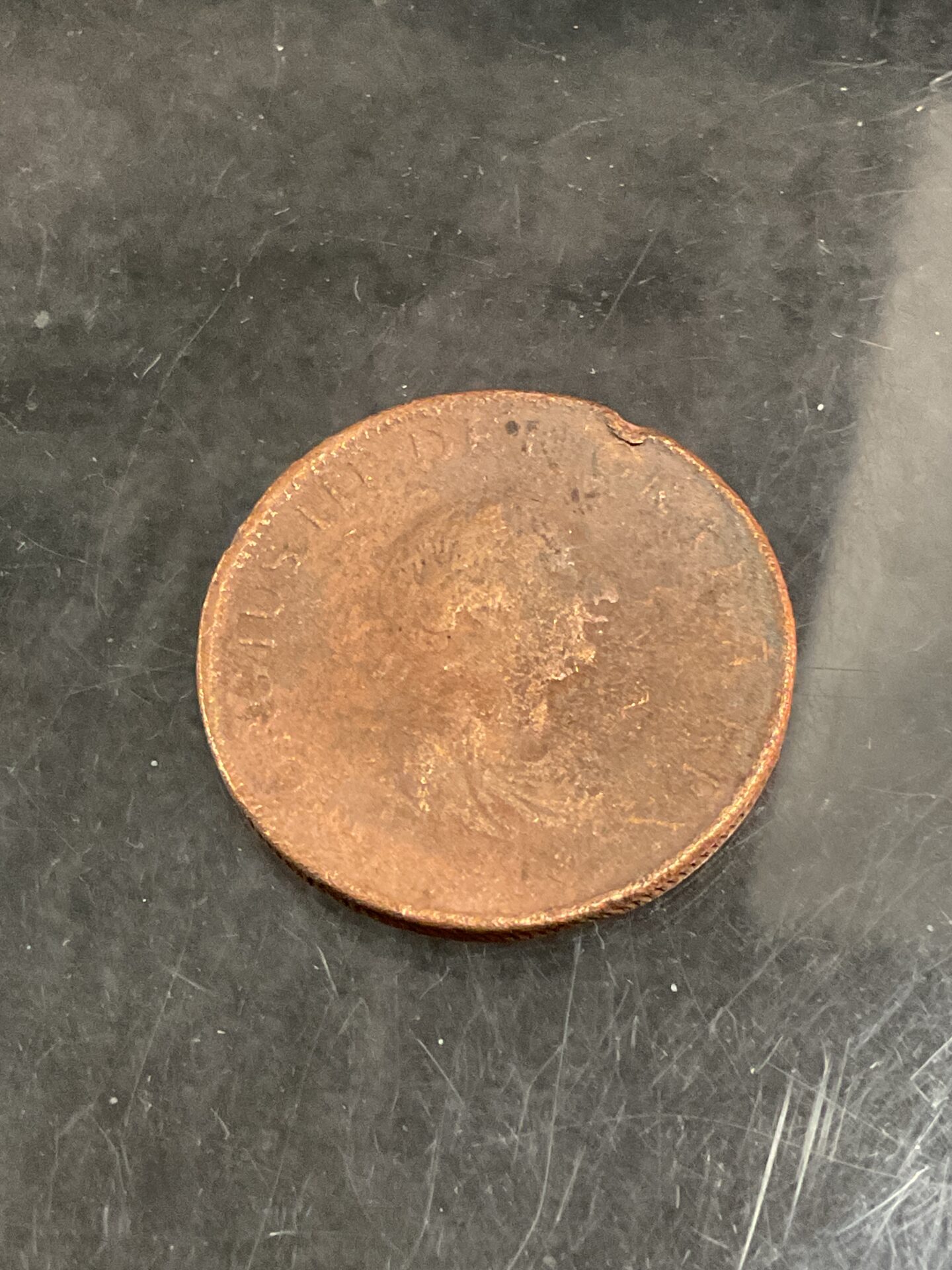 1008 George Ill 1799 penny