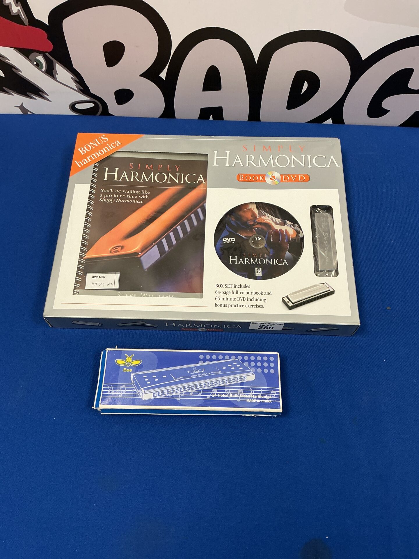 280 Harmonic Instruction Set with Bee Harmonic