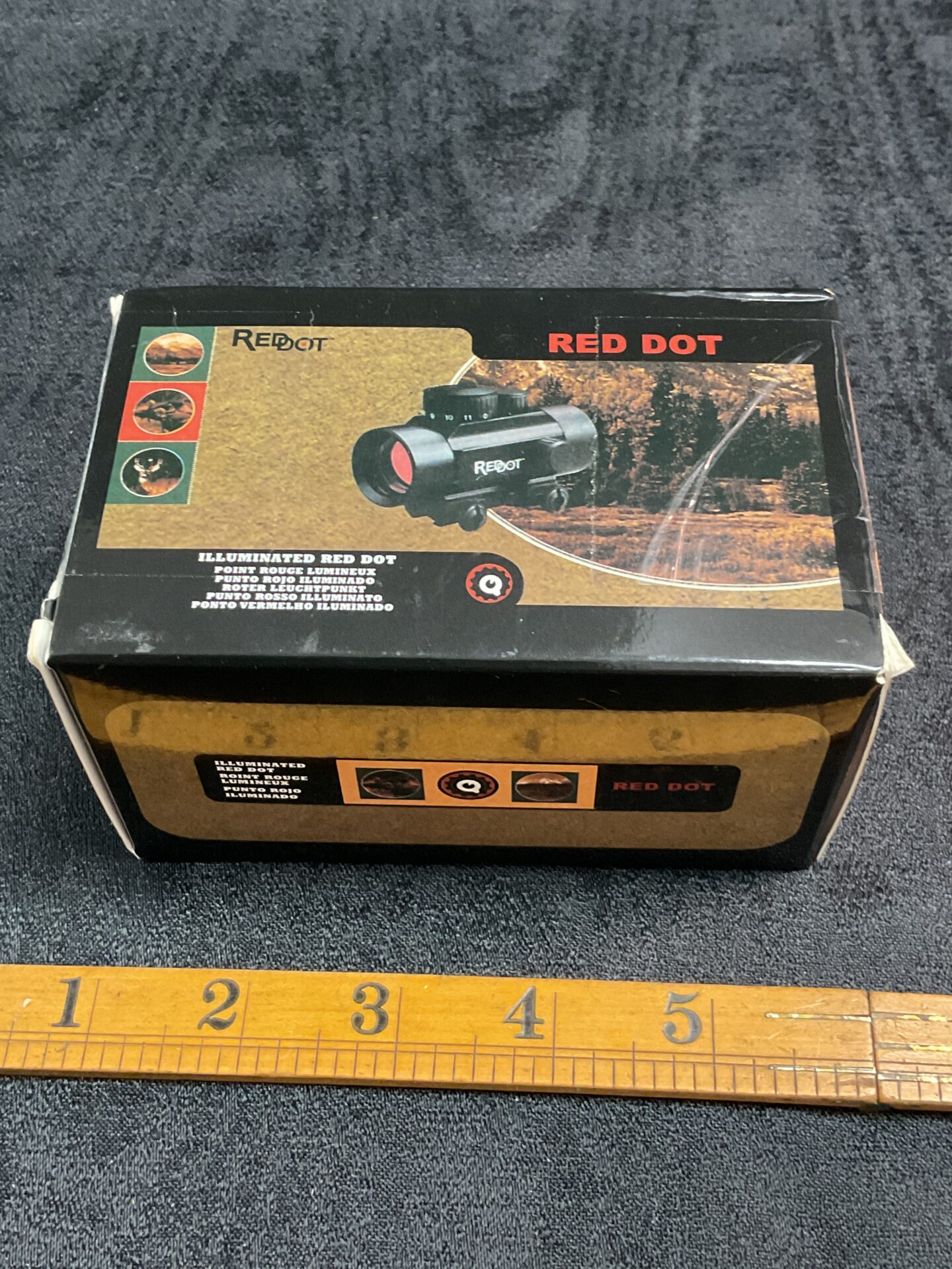 911 New illuminated red dot gun sight sealed in box