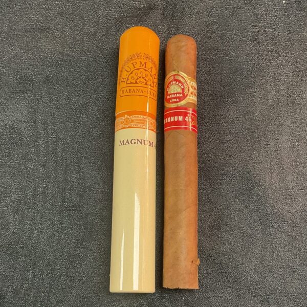 H Upmann Magnum 46 cigar, a classic Cuban Havana cigar.