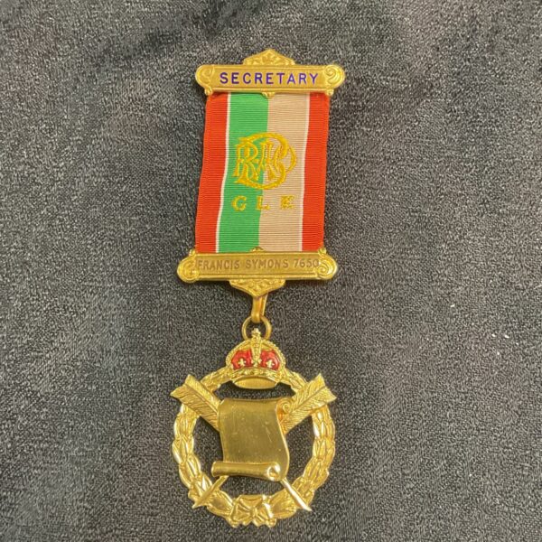 Antique Royal Antediluvian Order of Buffaloes Secretary Jewel
