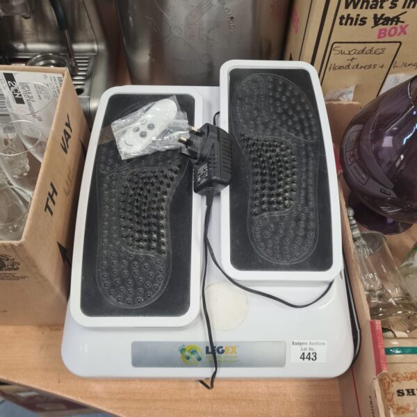 Legex circulation leg exerciser for home fitness and improved circulation.