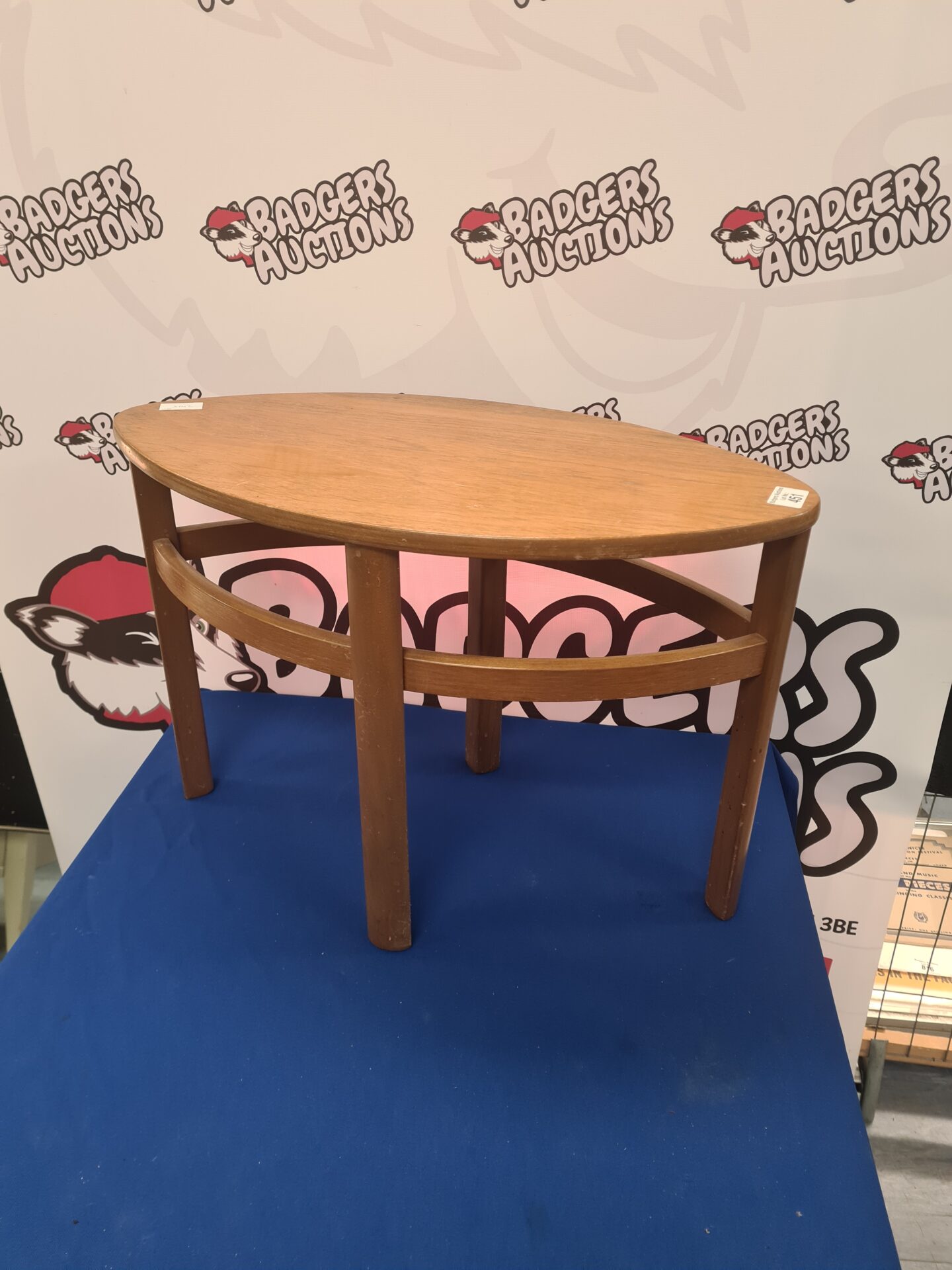 451 Nathan Furniture Mid Century Trinity Table