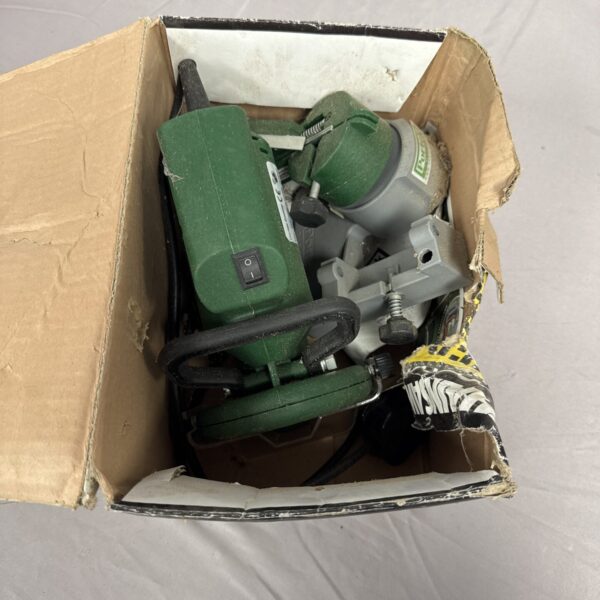 Portek chainsaw sharpener tool for garden and DIY maintenance.