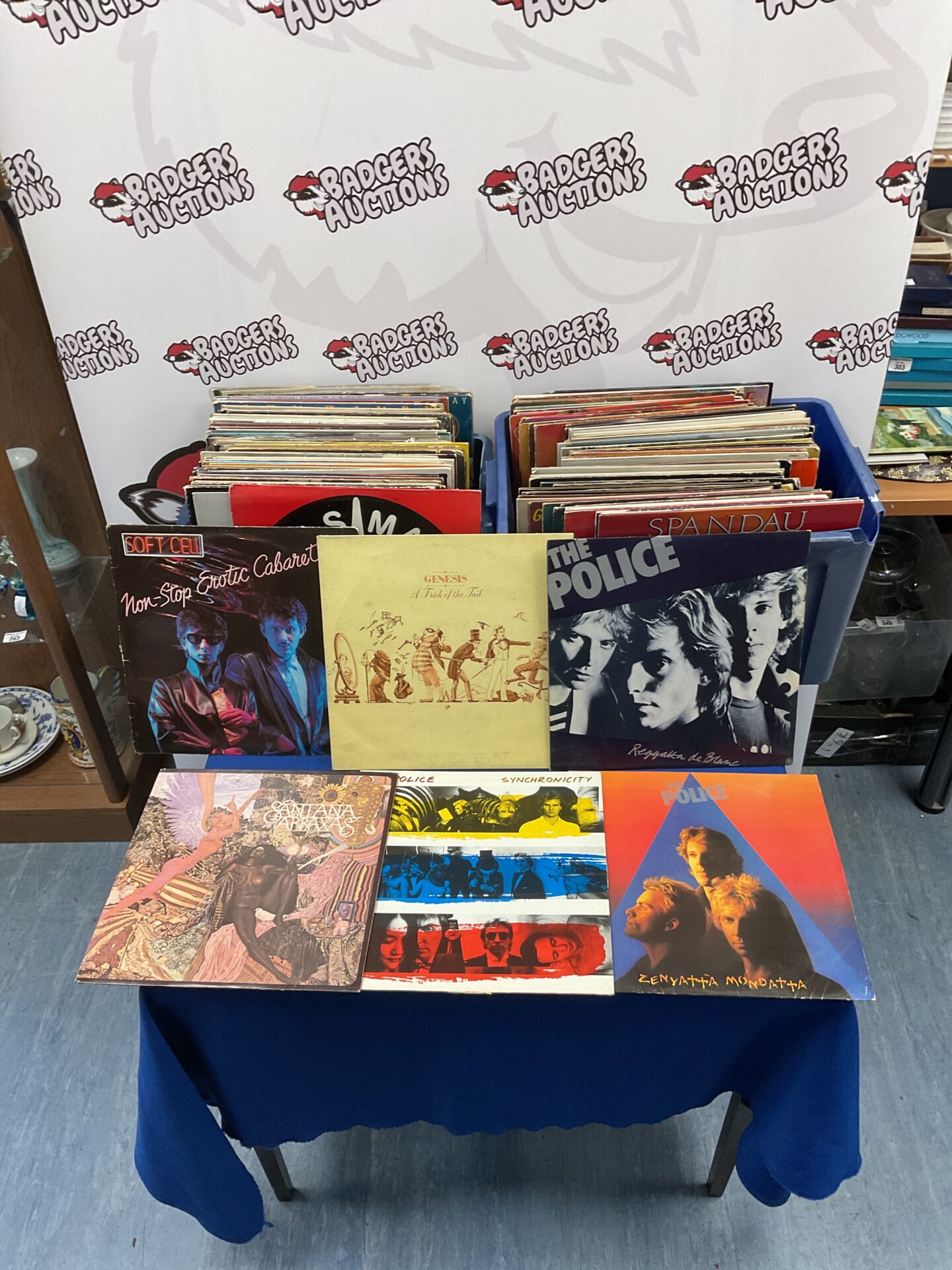 133 Two boxes of prog rock 12″ vinyl records