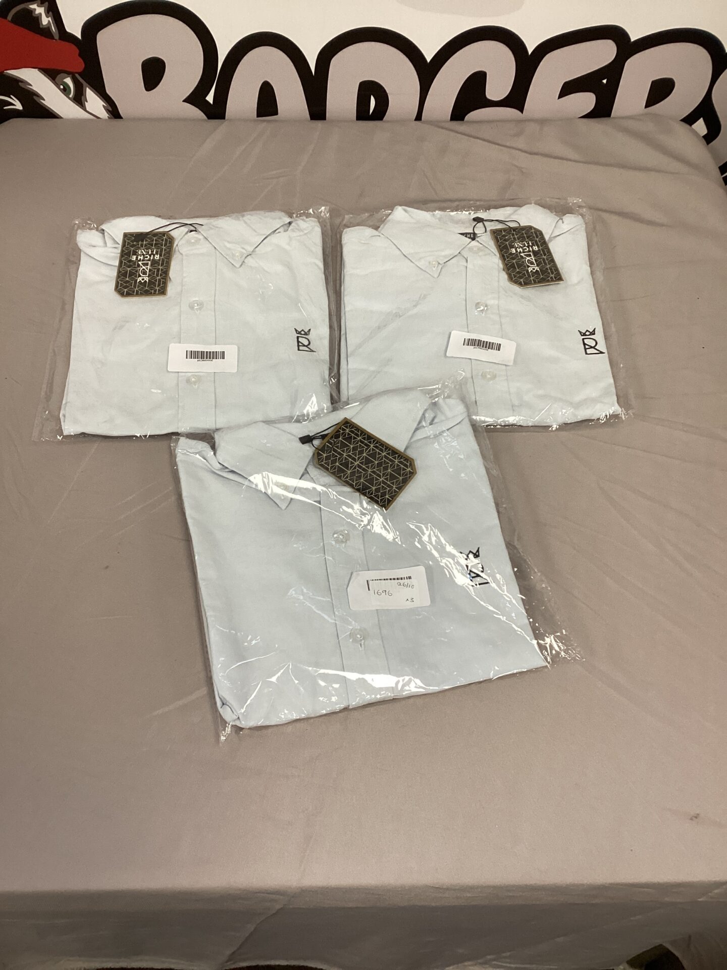 612 Three new mens shirts riche luxe