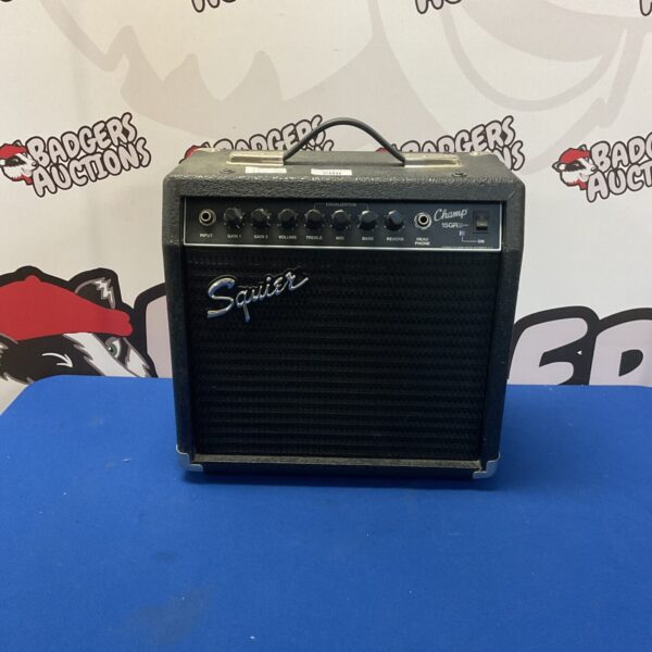 Vintage Squier Champ 15GR guitar amplifier in good condition.