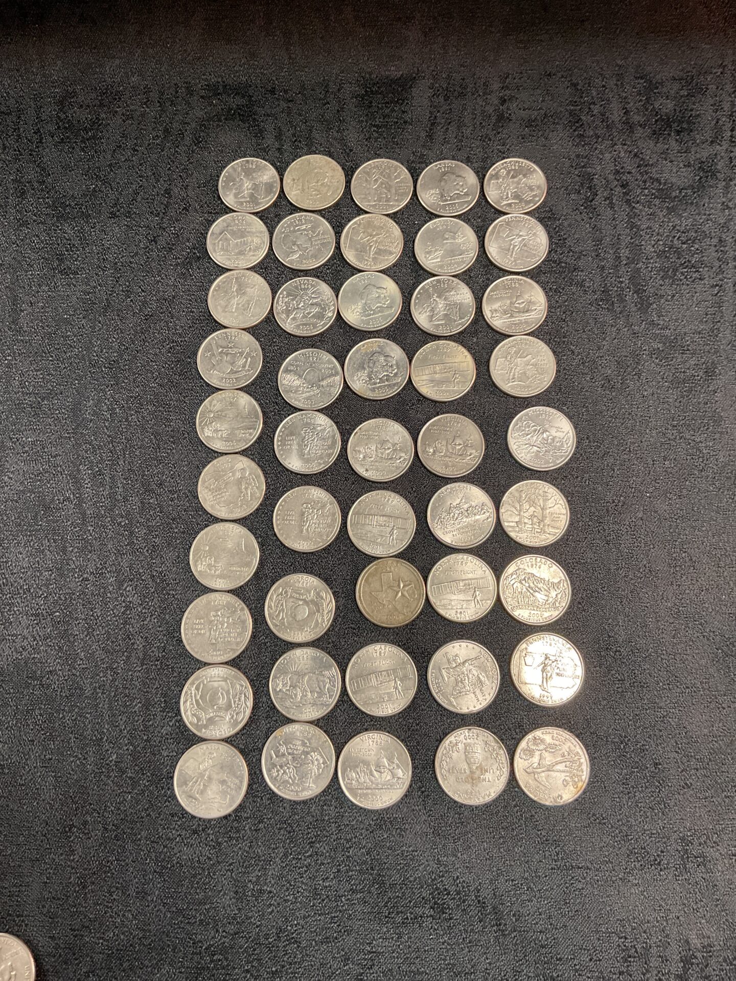 908 50 Assorted States of america quarter coins