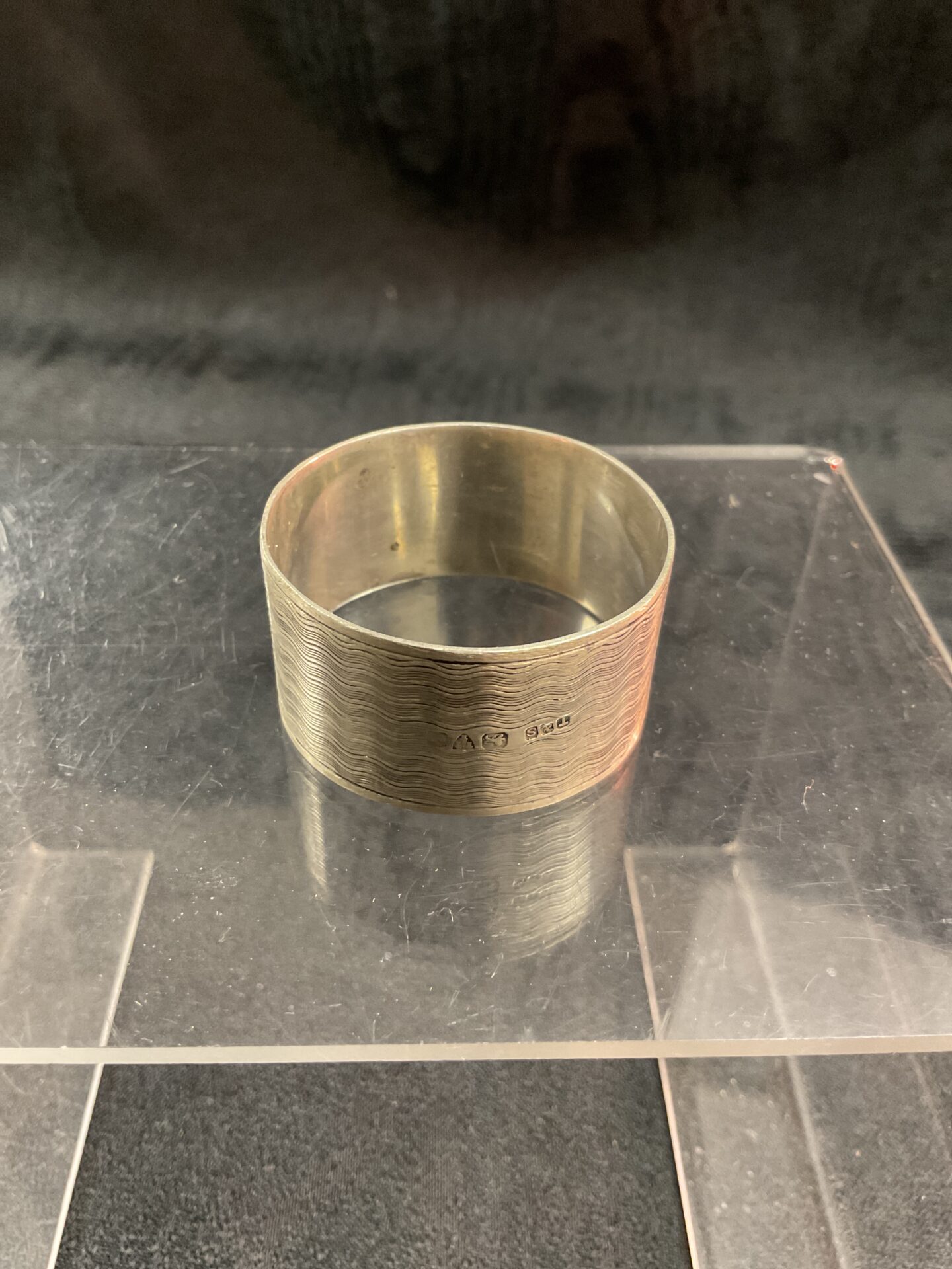 875 Chester Hallmarked Sterling Silver napkin ring E.J.Trevitt&sons 24g