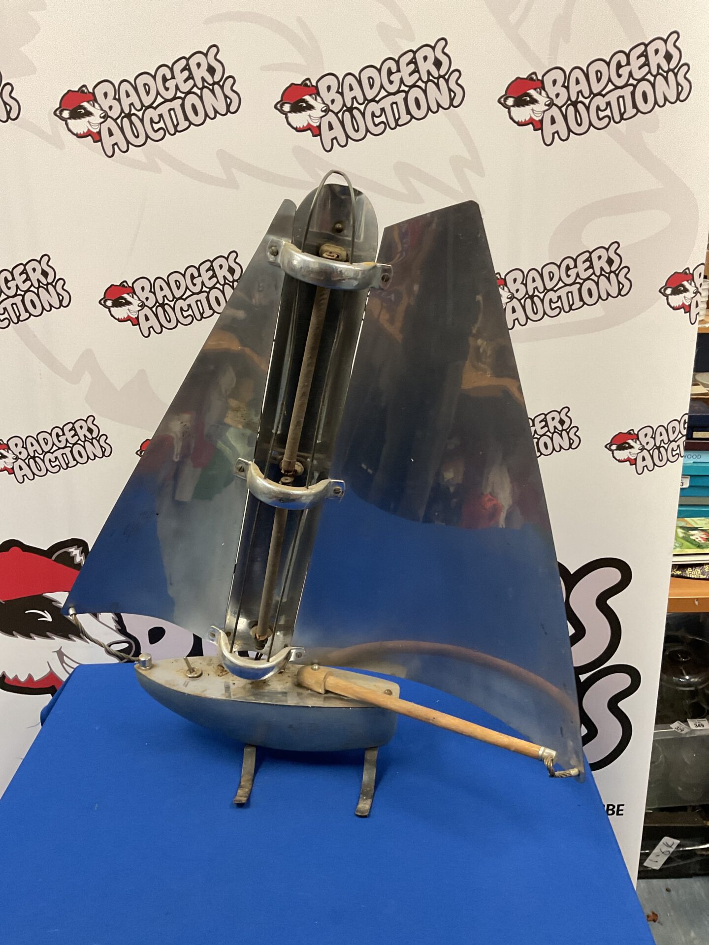 058 Vintage art deco sailing yacht heater (needs rewiring)