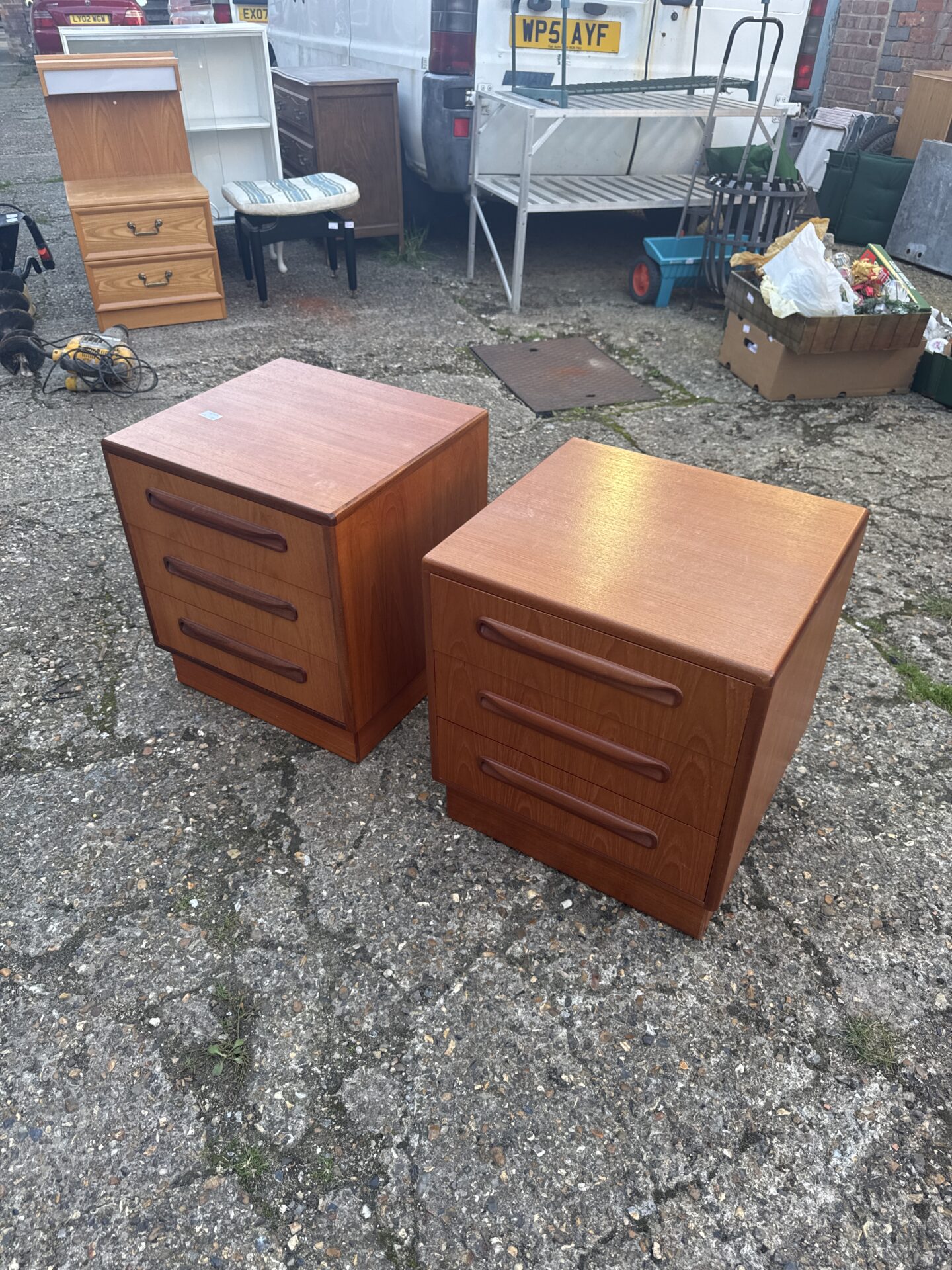 438 Vintage E Gomme Bedside Cabinets