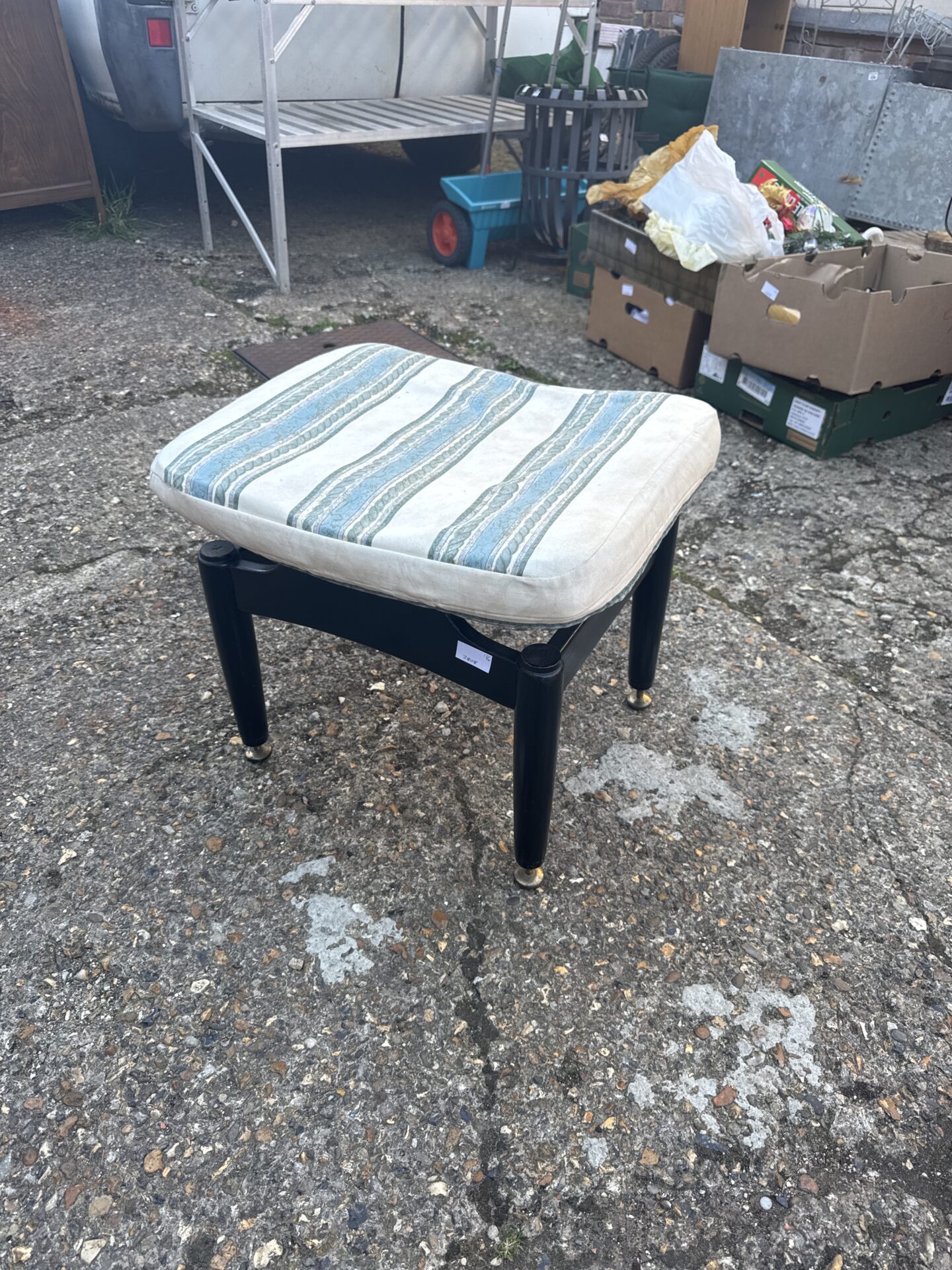 277 Vintage 1970s E Gomme Footstool