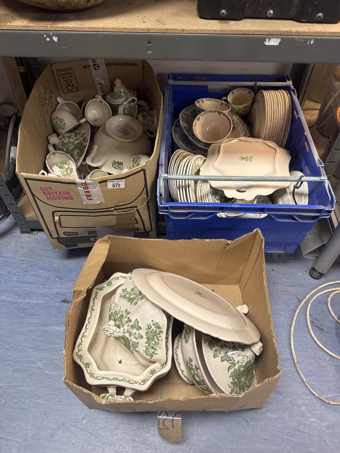 972 Vintage Masons Ironstone Dinner Service