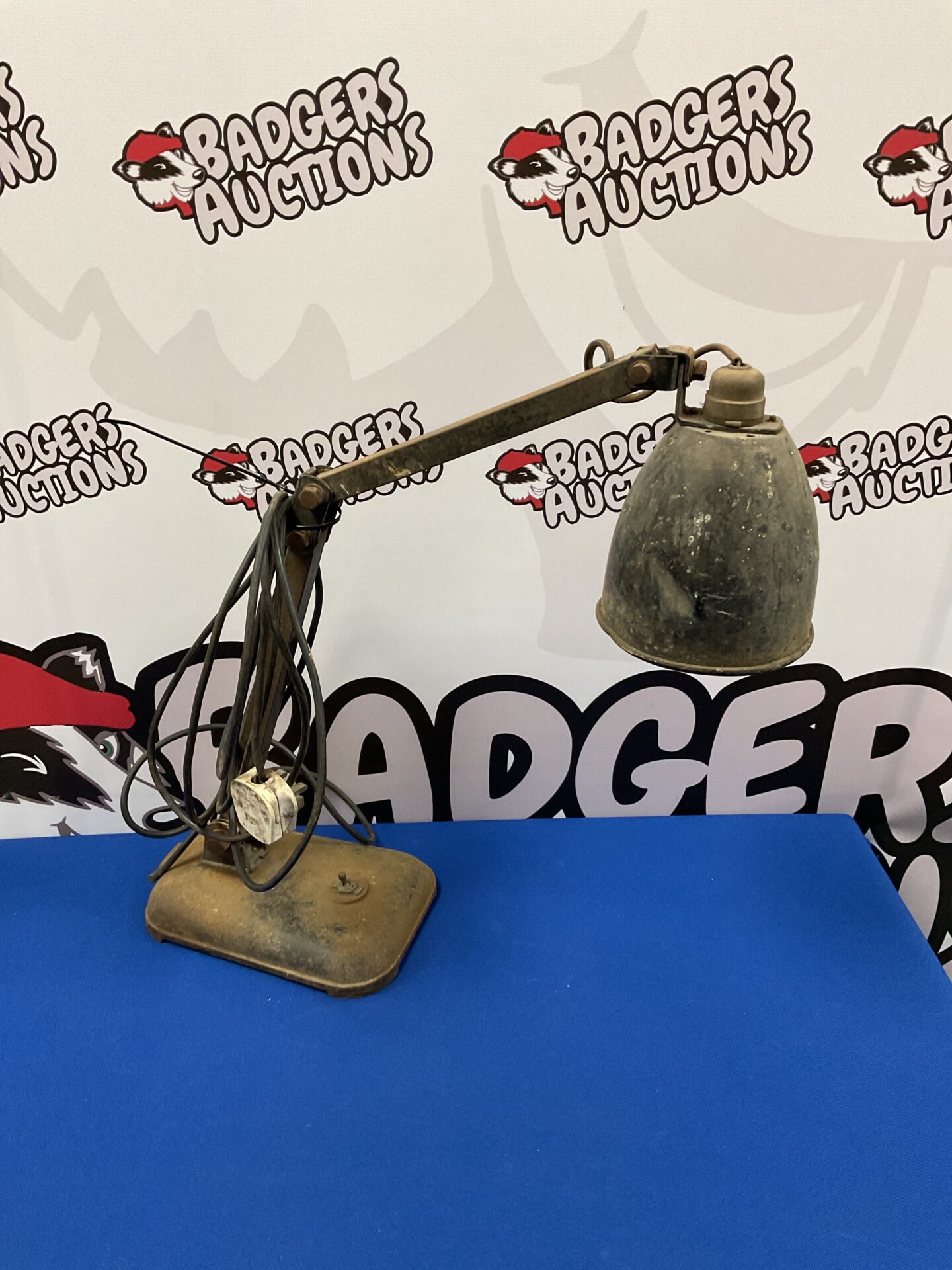 016 Vintage memlite machinists engineers desk lamp