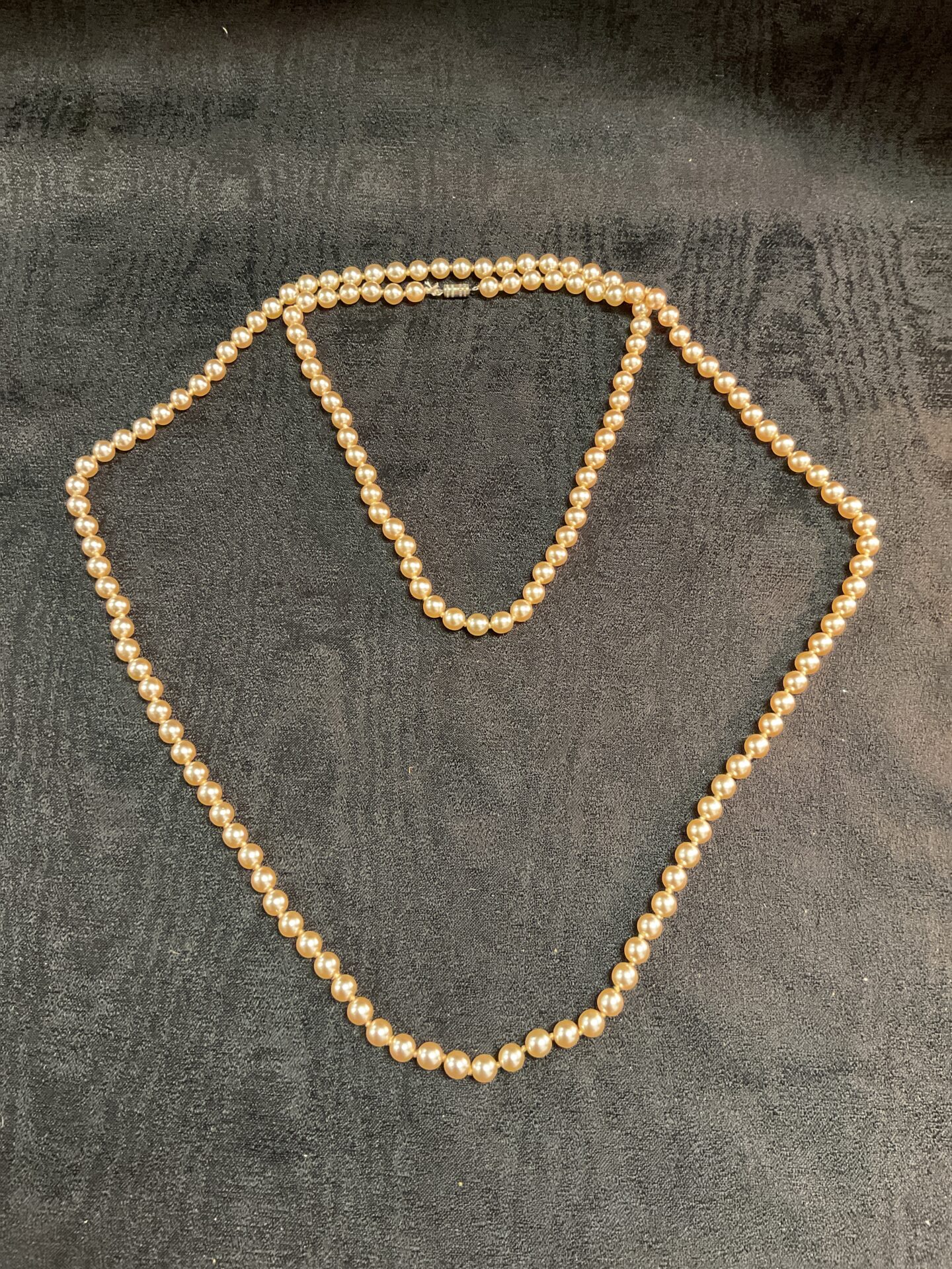 871 Vintage 54” Pearl necklace
