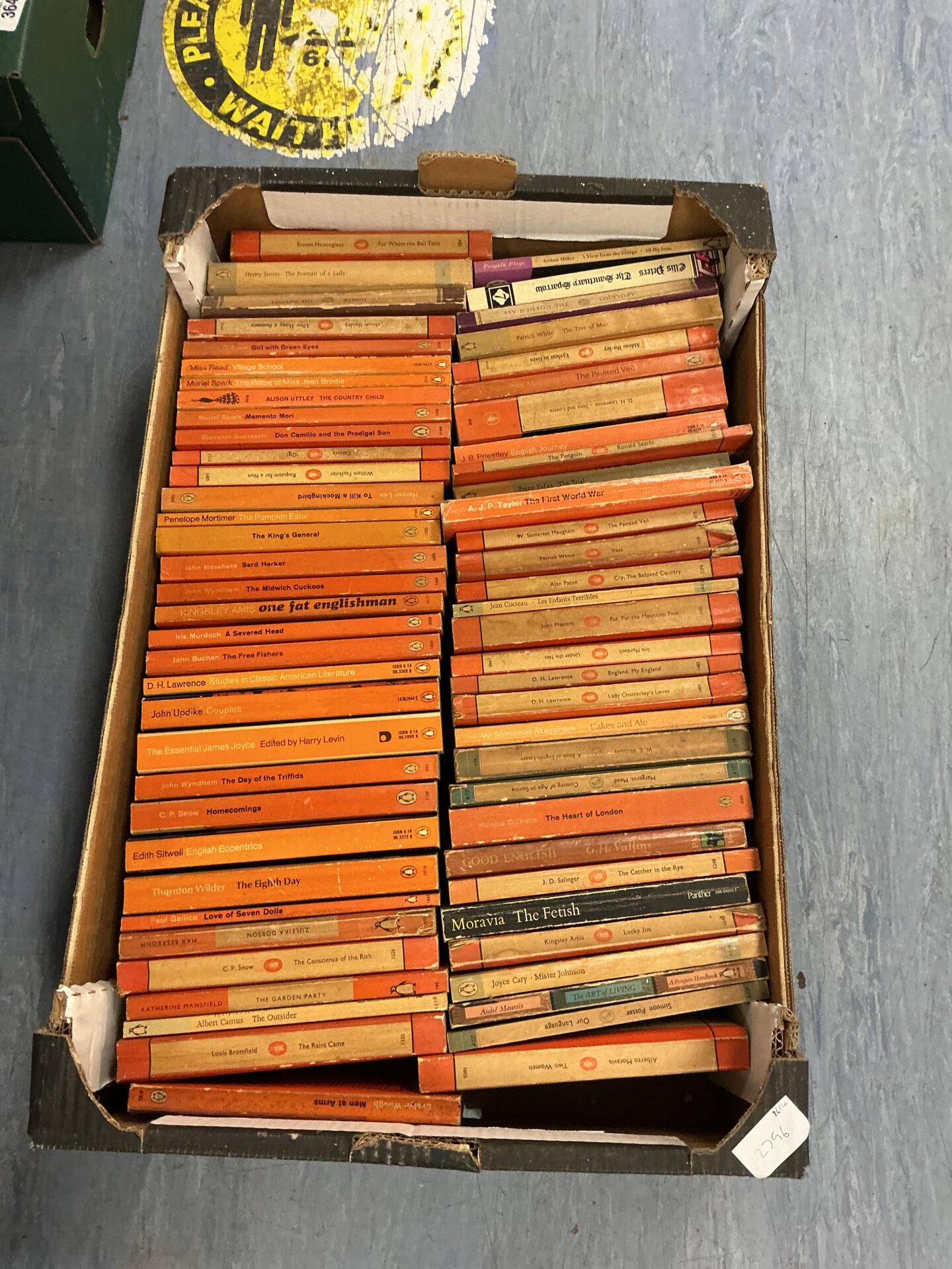 353 Box of vintage penguin books inc the catcher on the rye