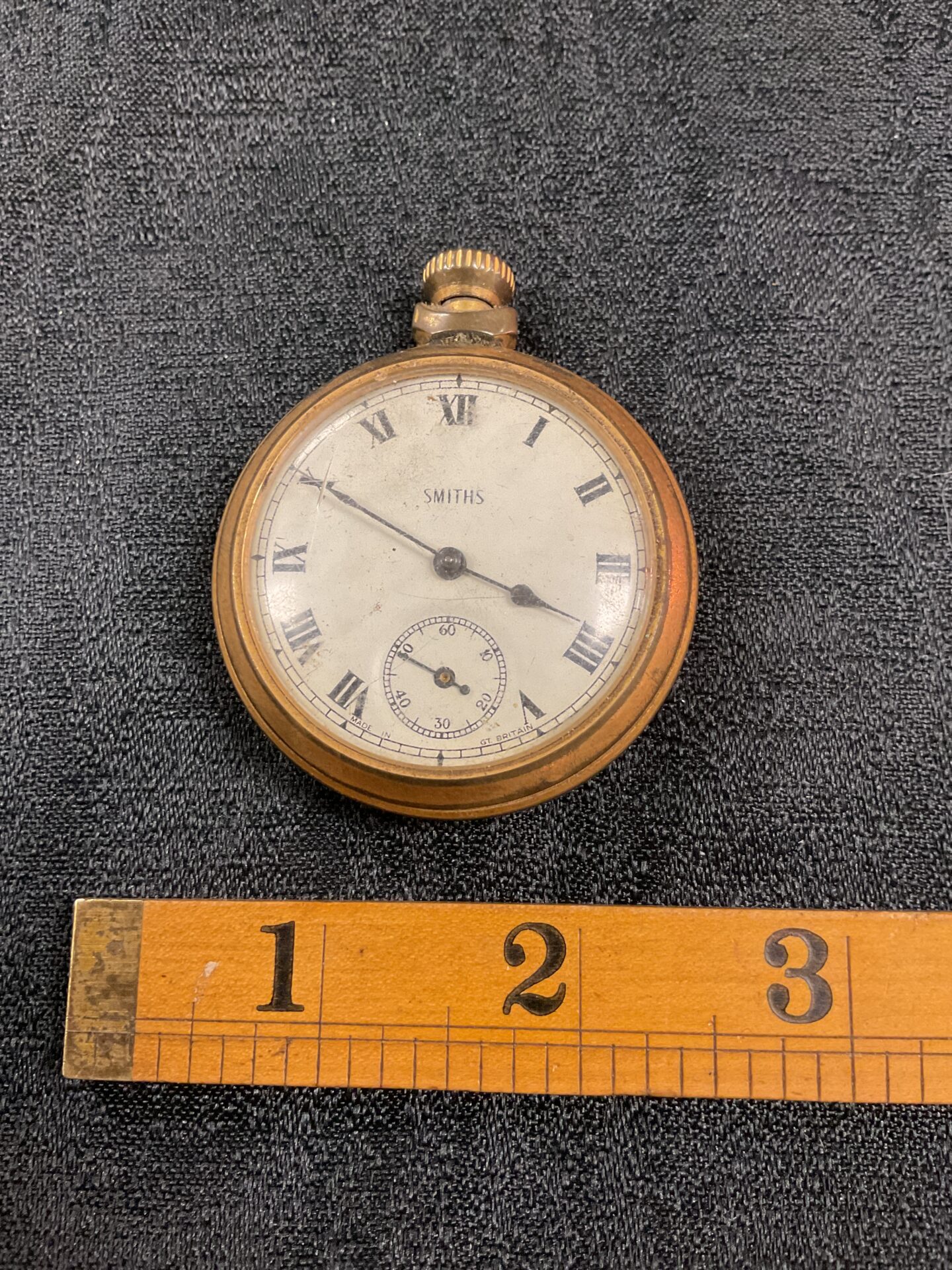 838 Vintage smiths pocket watch working