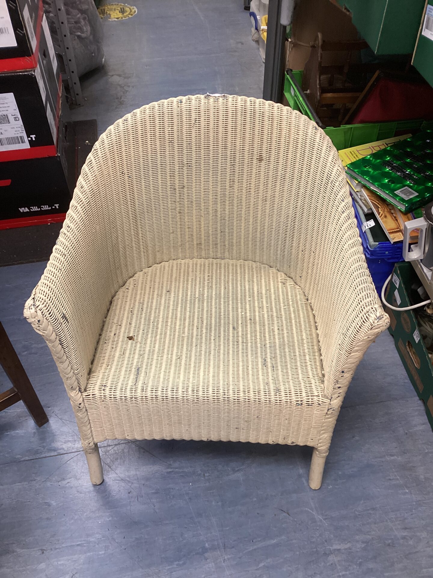 684 Small wicker chair