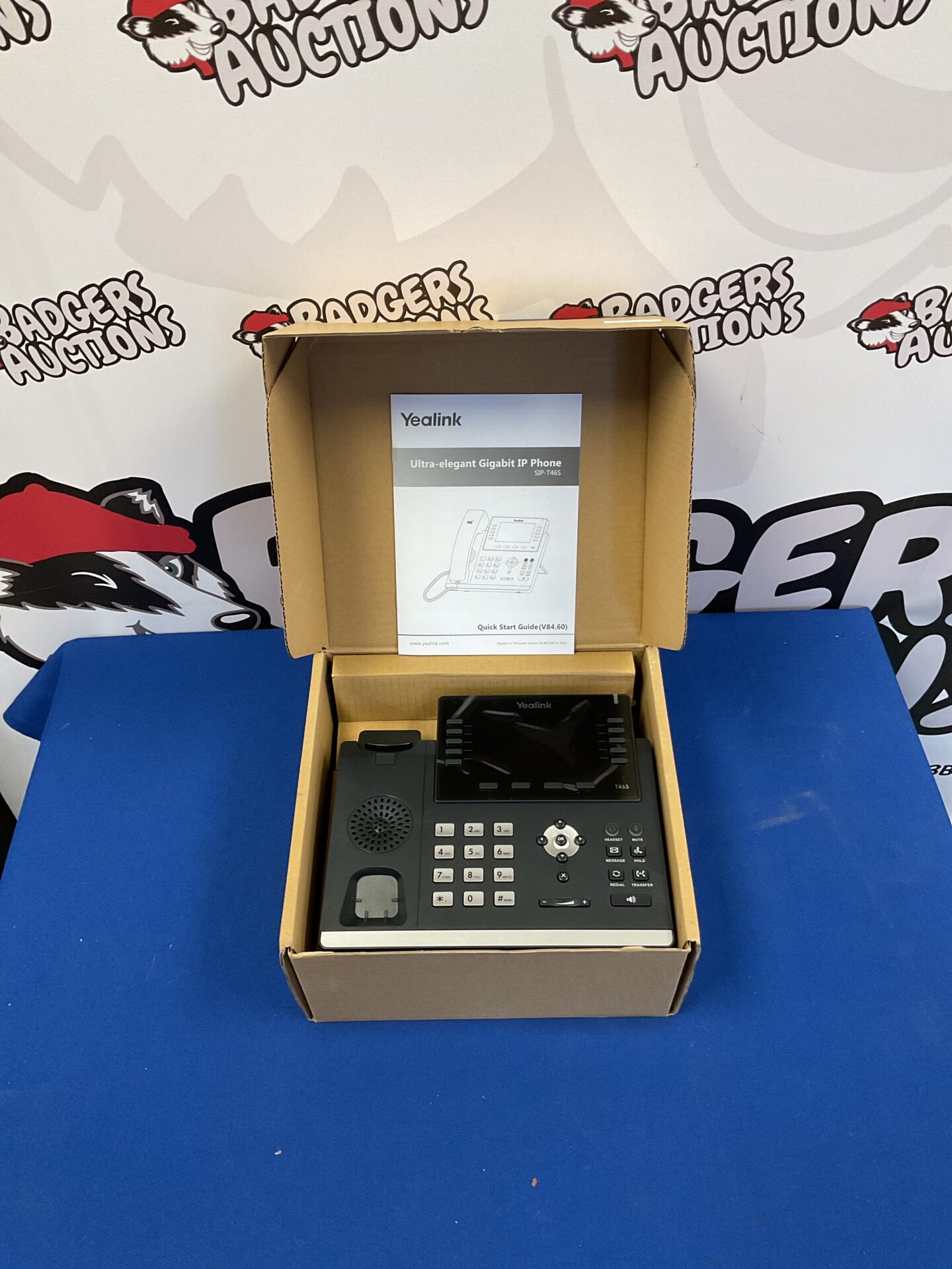 080 YeaLink ultra-elegant Gigabit IP phone SIP-T46S in box