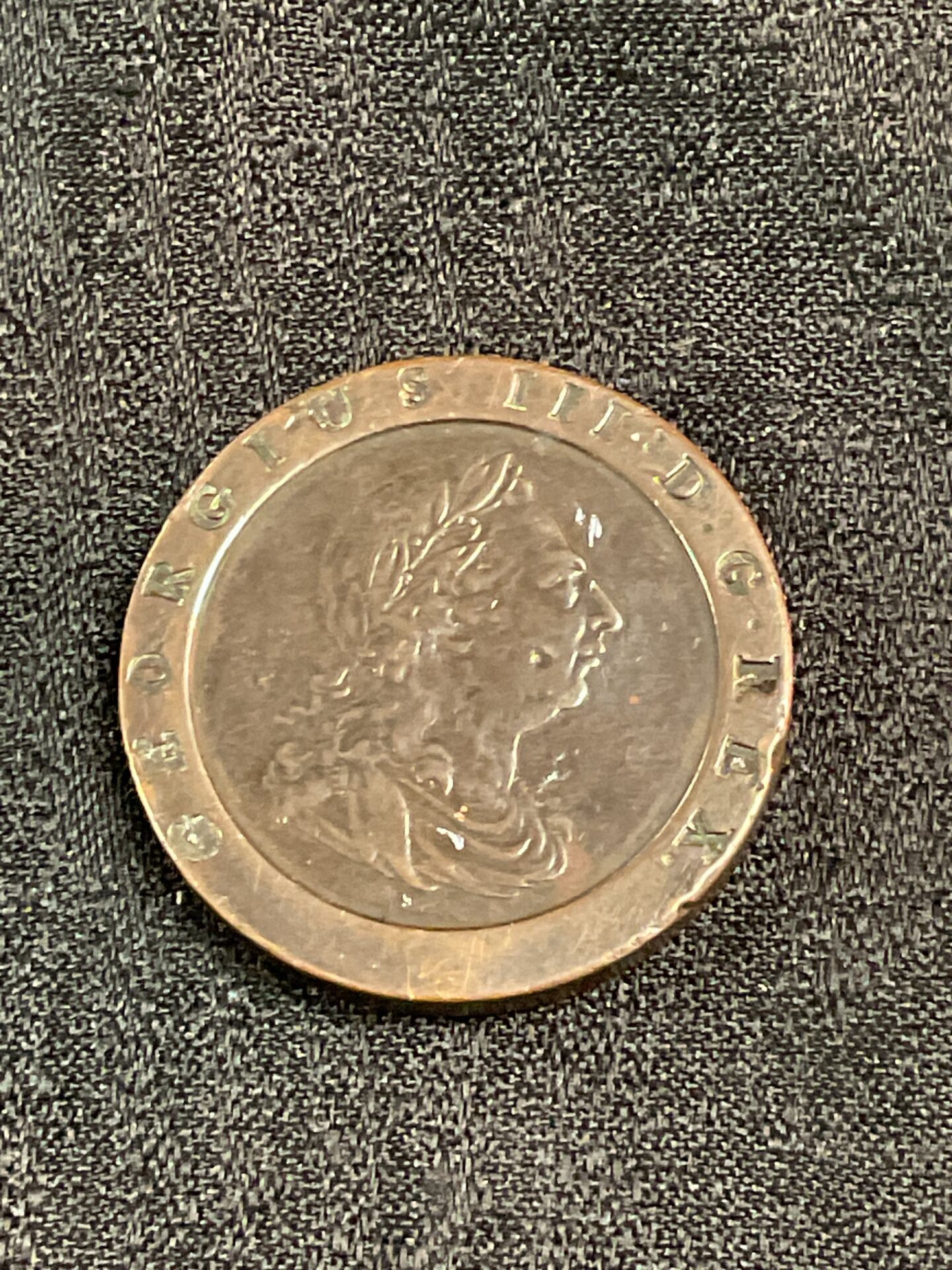 962 1797 George Ill Cartwheel copper penny