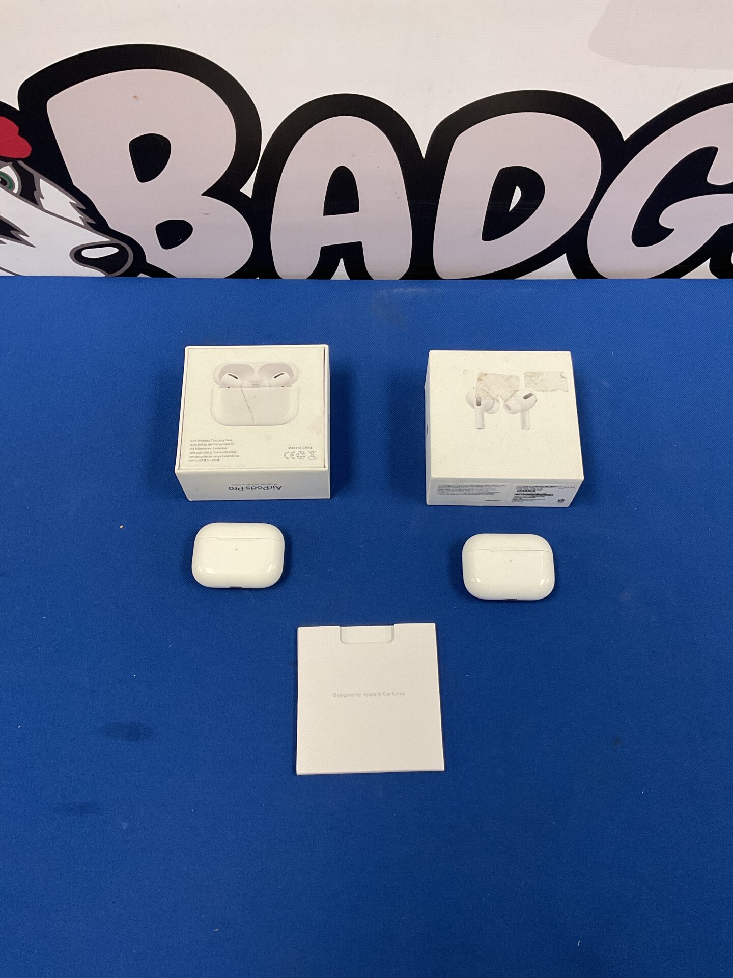 077 Two pairs of Apple Airpods Pro