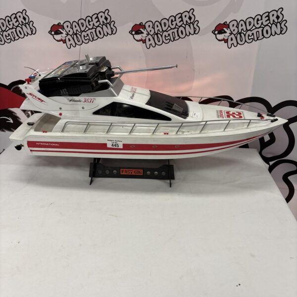 Atlantic 3837 RC boat with remote control unit.