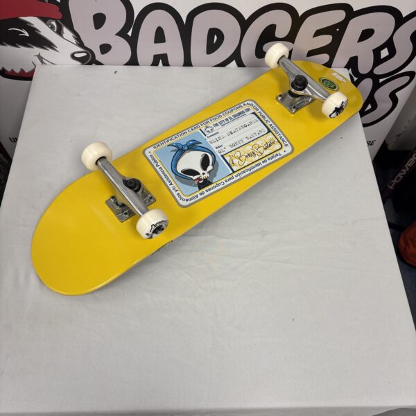 Unskated Blind Ol Boney Bastard skateboard with Tensor trucks.