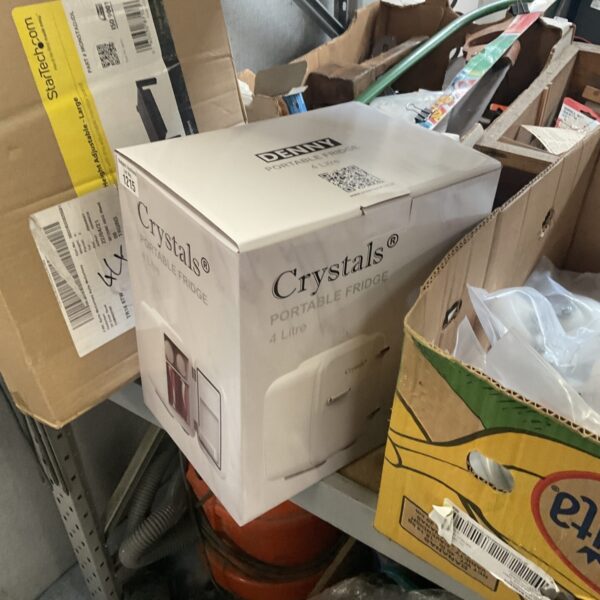 Vintage Denny Crystals 4l portable fridge for car or picnics.