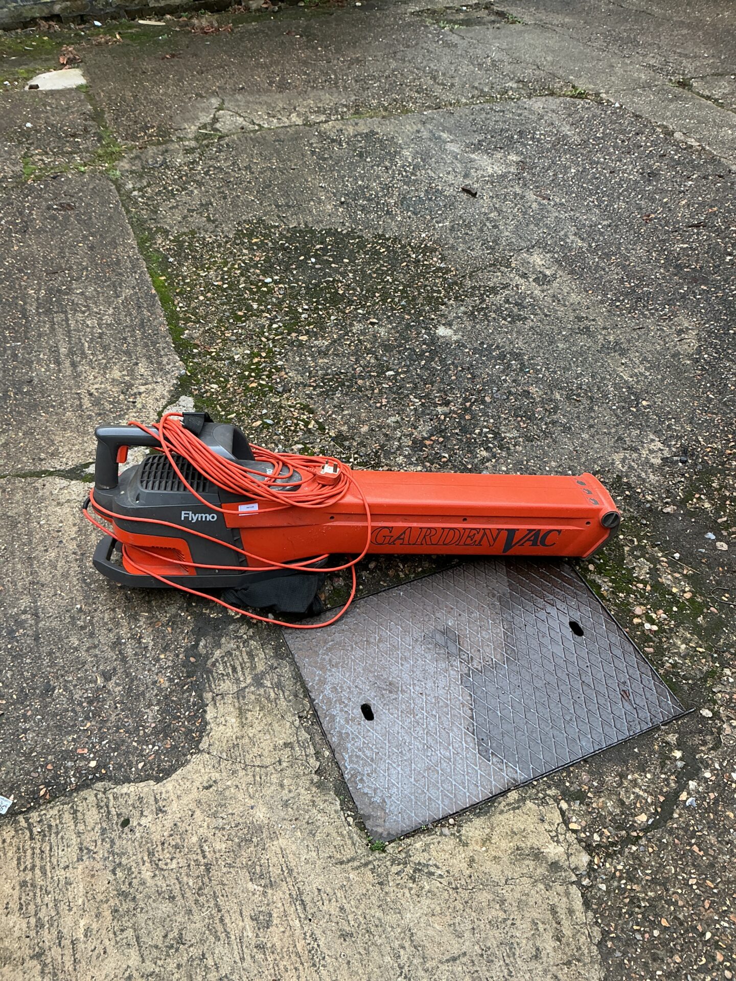1290 Flymo electric lawn vac
