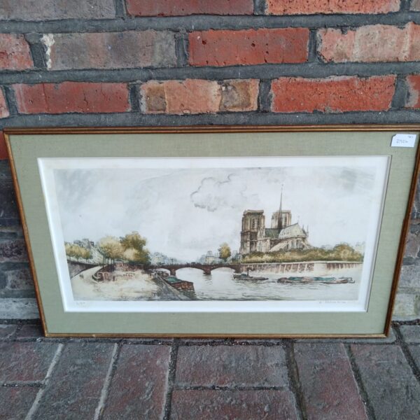 Frank Willems "Bridge to the City" limited edition signed print.