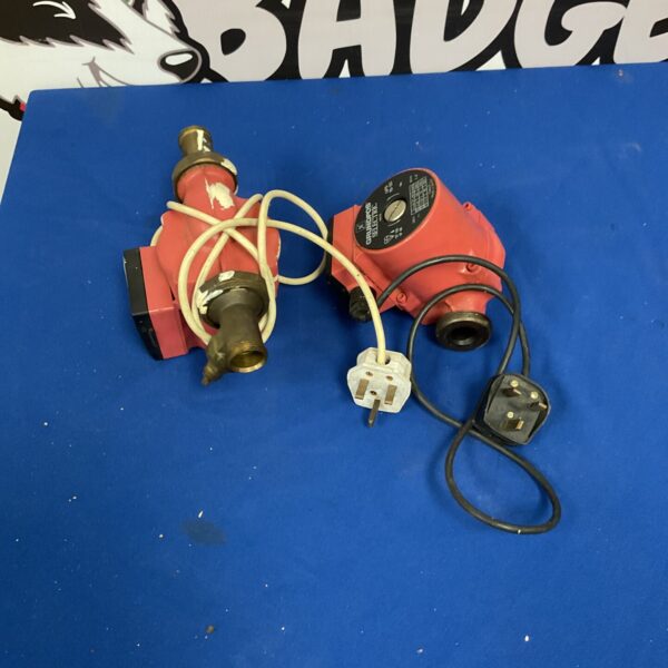 Used Grundfos shower pump for boosting water pressure in bathrooms.