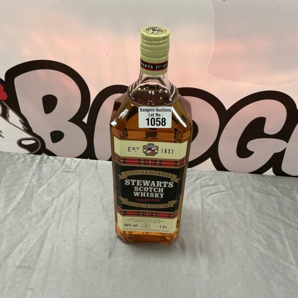 1.5ltr Bottle of Stewart’s Scotch Whisky