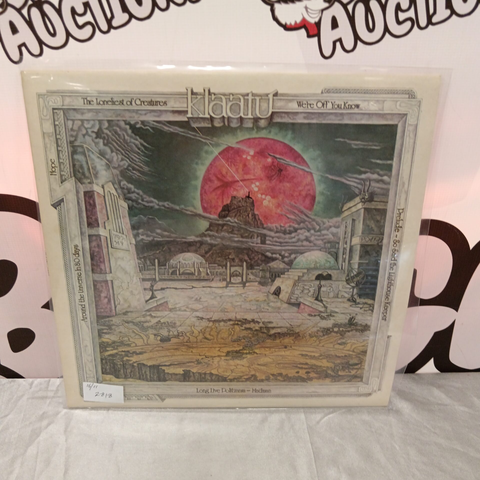 855 Prog rock band klaatu the loneliest creatures 12″ LP vinyl record 1977