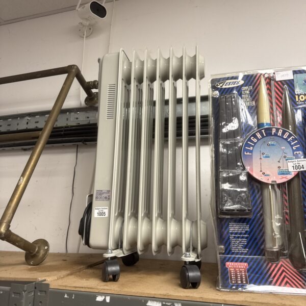 Vintage Levante oil filled radiator for portable heating.