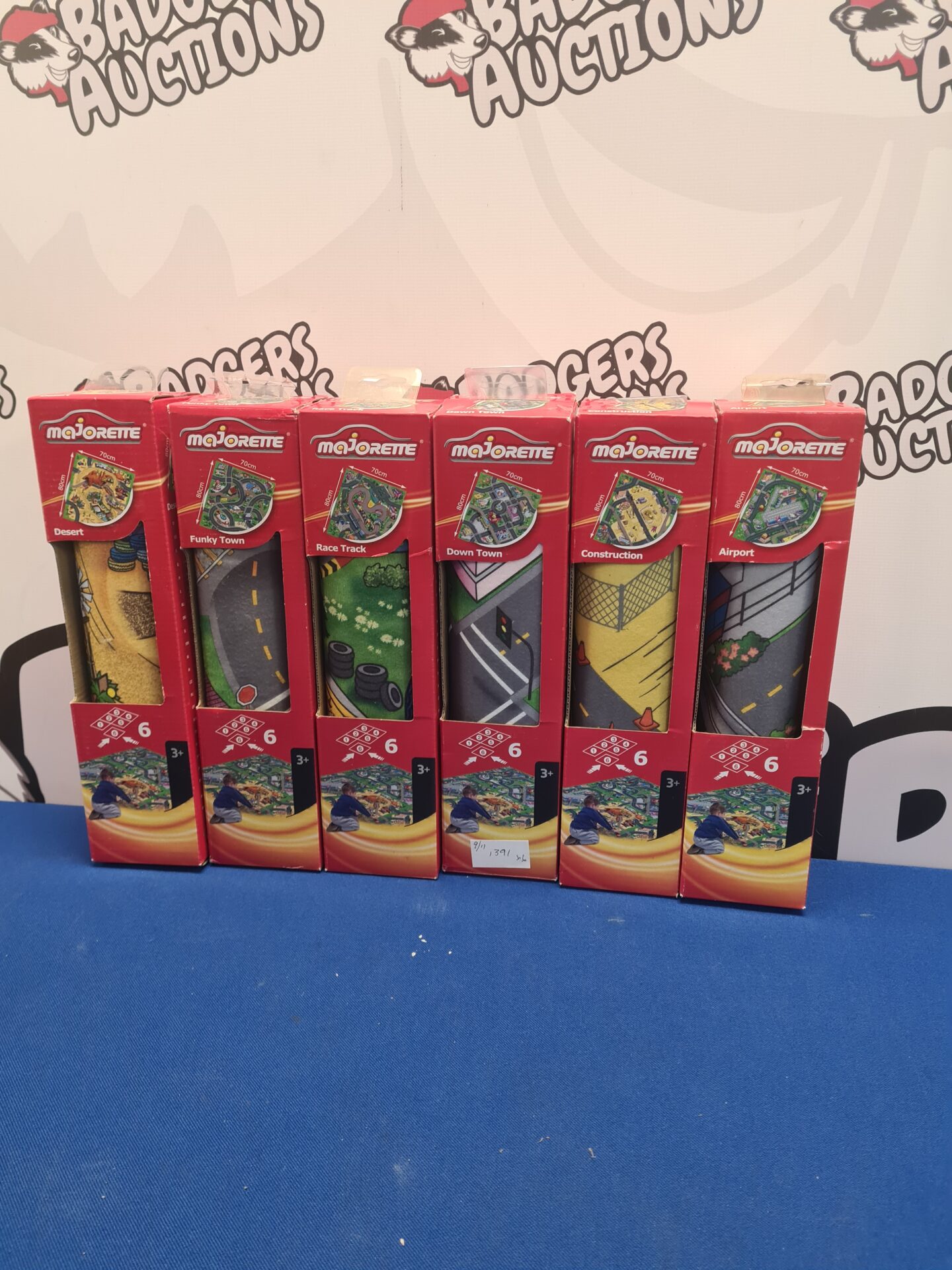 482 Six Boxed Majorette Play Mats