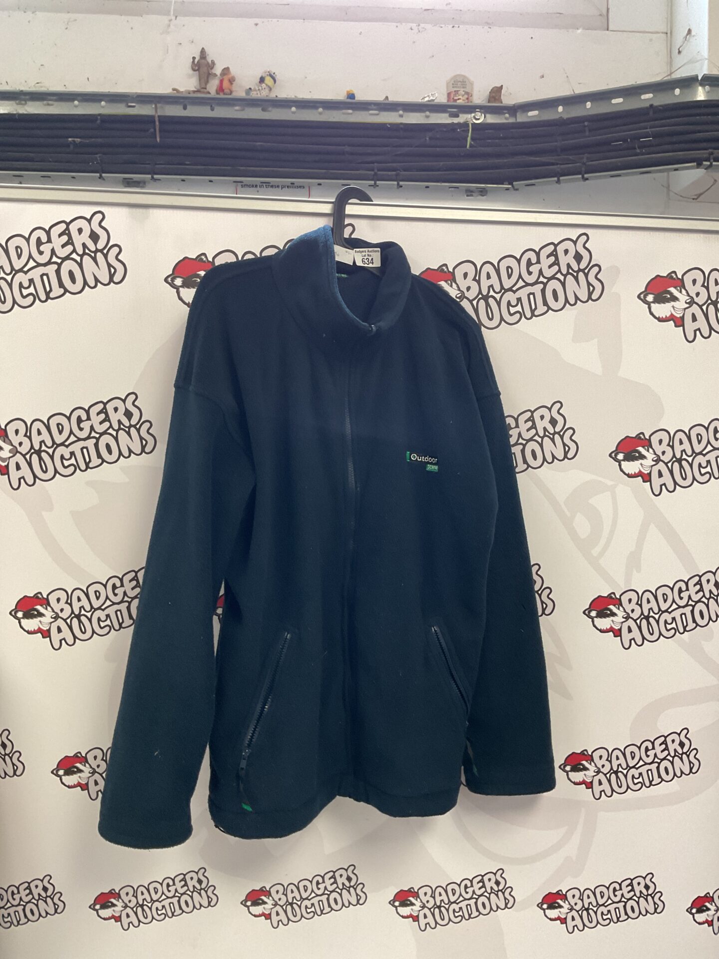 631 Outdoor scene large quarter zip fleece