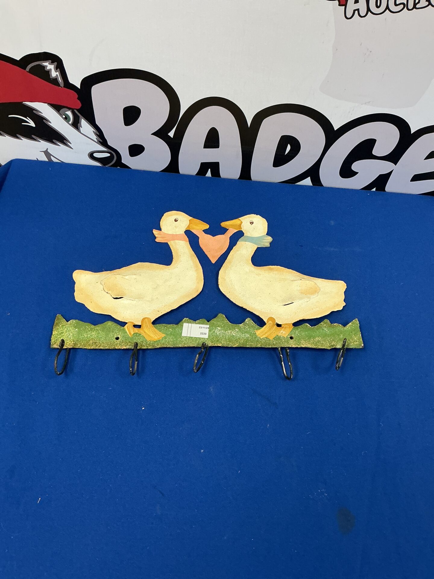 328 Metal Duck Kitchen Hanger
