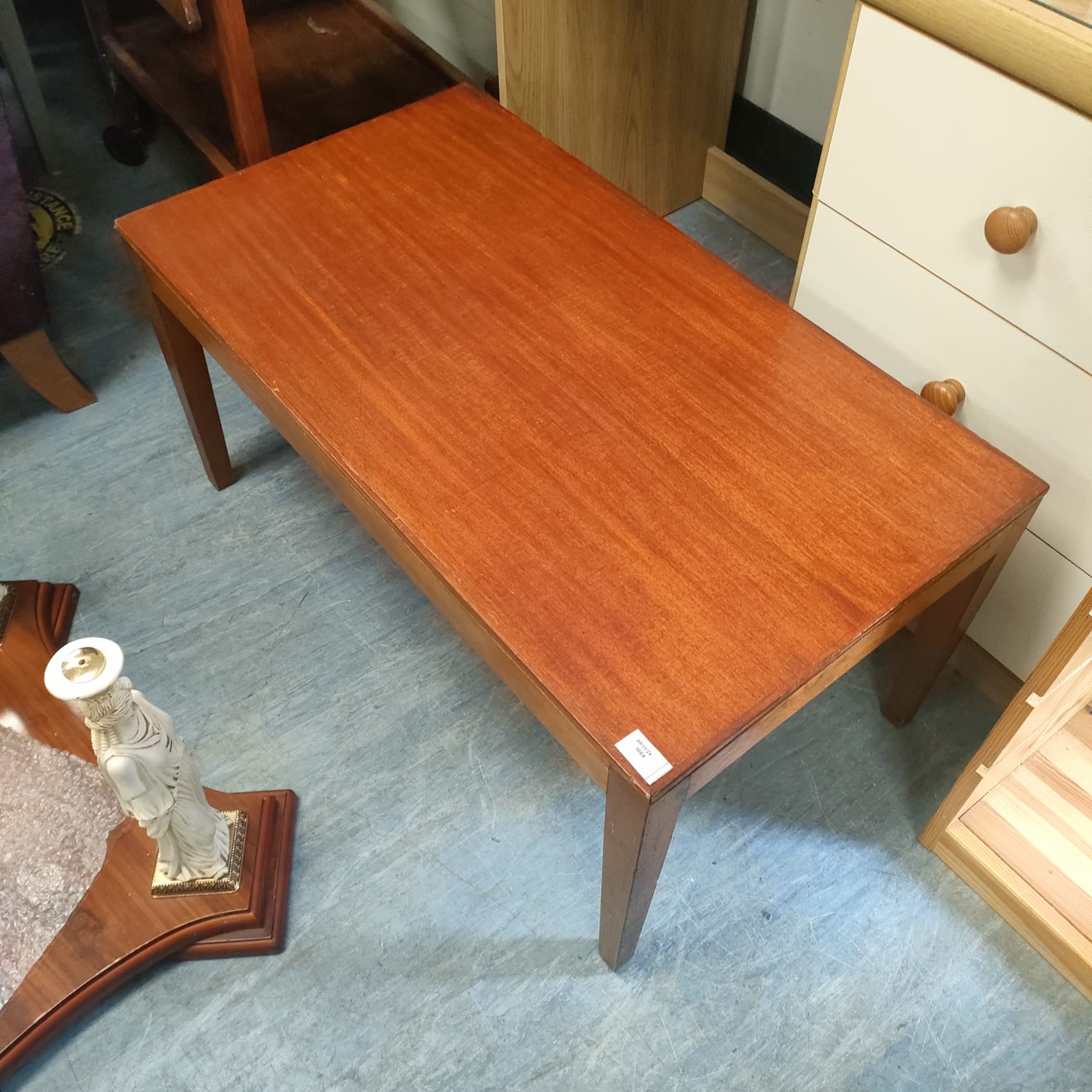 733 Military marked coffee table