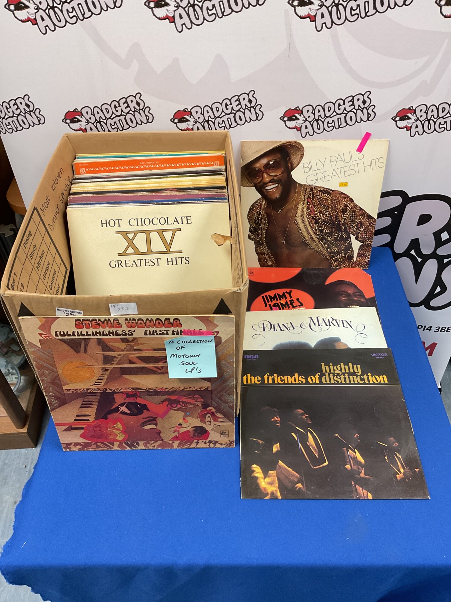 075 Collection of motown soul LP’s vinyl records