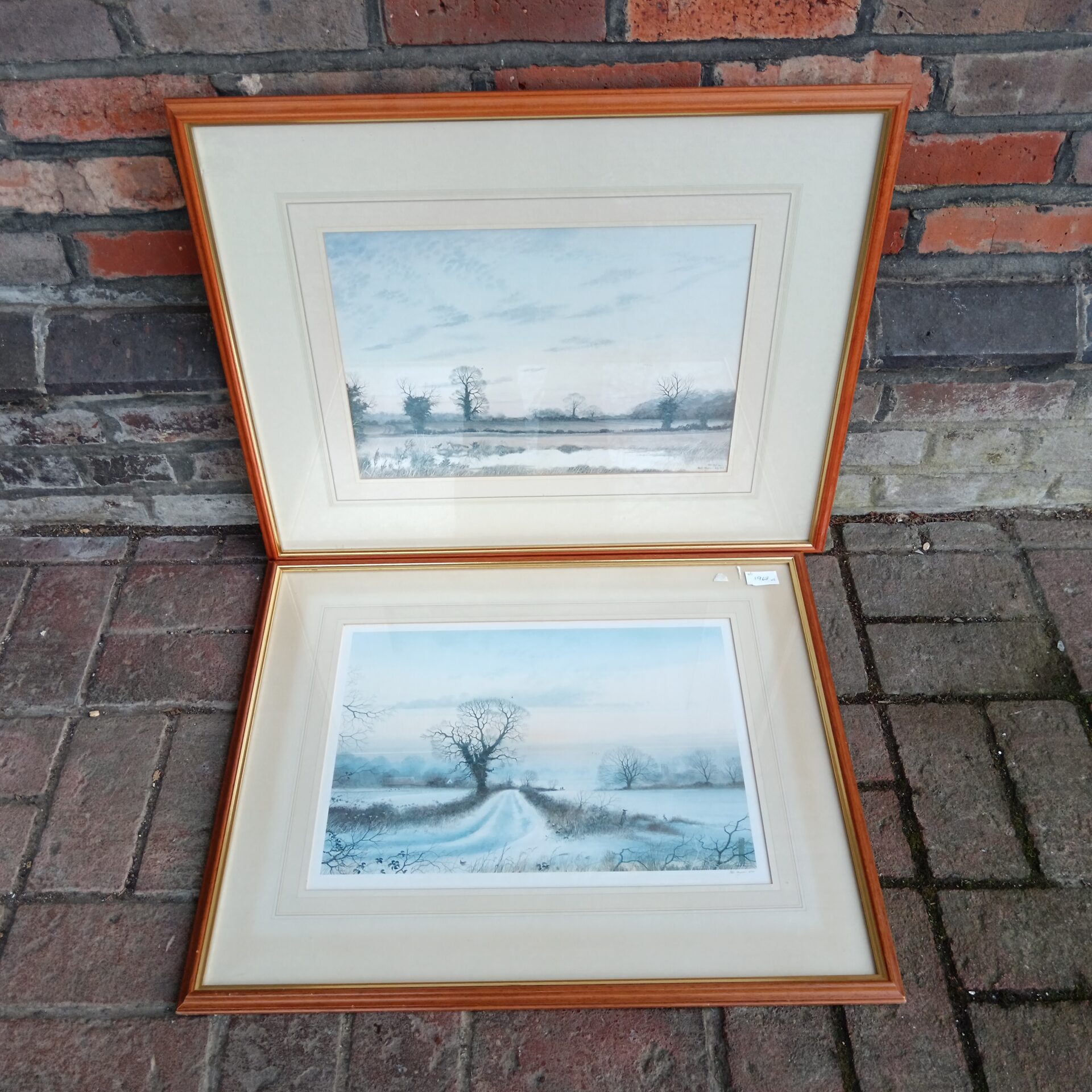 764 Pair of Peter hayman signed limited edition prints of Buckinghamshire country landscape prints